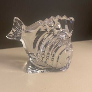 Waterford Crystal Angelfish Figurine Paperweight